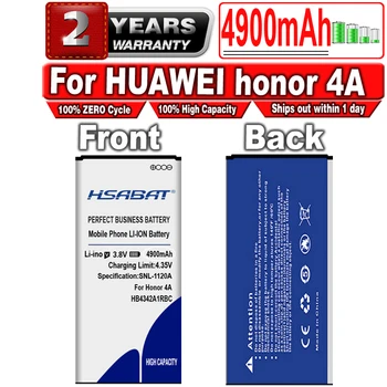 Аккумулятор HSABAT HB4342A1RBC 4900 мАч для Huawei y5II Y5 II 2 Ascend 5 + Y6 honor 4A SCL-TL00 honor 5A LYO-L21 Батареи