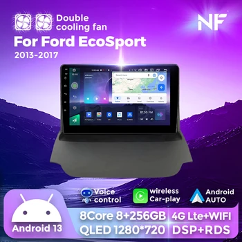 Android 13 GPS Навигация Автомобильный Мультимедийный Плеер Беспроводной Carplay Для Ford Ecosport 2013-2017 DSP + RDS Android Auto