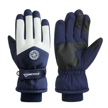 Модные удобные и теплые альпинистские перчатки унисекс, альпинистские перчатки для занятий спортом на открытом воздухе, холодостойкие и водонепроницаемые